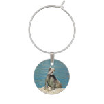 Iguana Tropical Wildlife Wine Charm