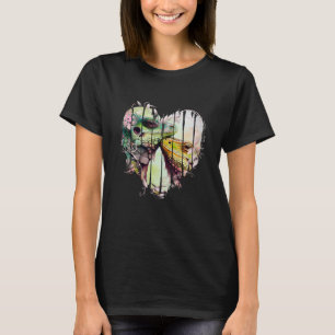 Iguana Valentine's Day Couples Cute Lizard Reptile T-Shirt