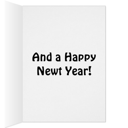 Iguana Wish you a Merry Christmas (Inside (Right))