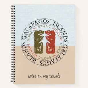 Iguanas Galapagos Islands Travel Vacation Notebook