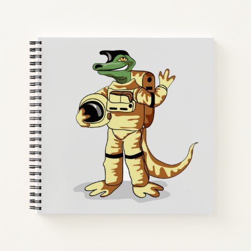 Iguanodon Dressed In A Cosmonaut Spacesuit Notebook