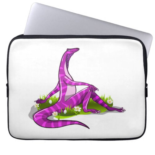 Iguanodon Showing Off Her Natural Beauty Laptop Sleeve