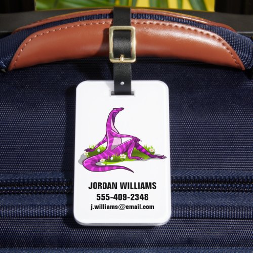 Iguanodon Showing Off Her Natural Beauty Luggage Tag