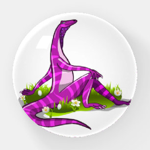 Iguanodon Showing Off Her Natural Beauty. Paperweight