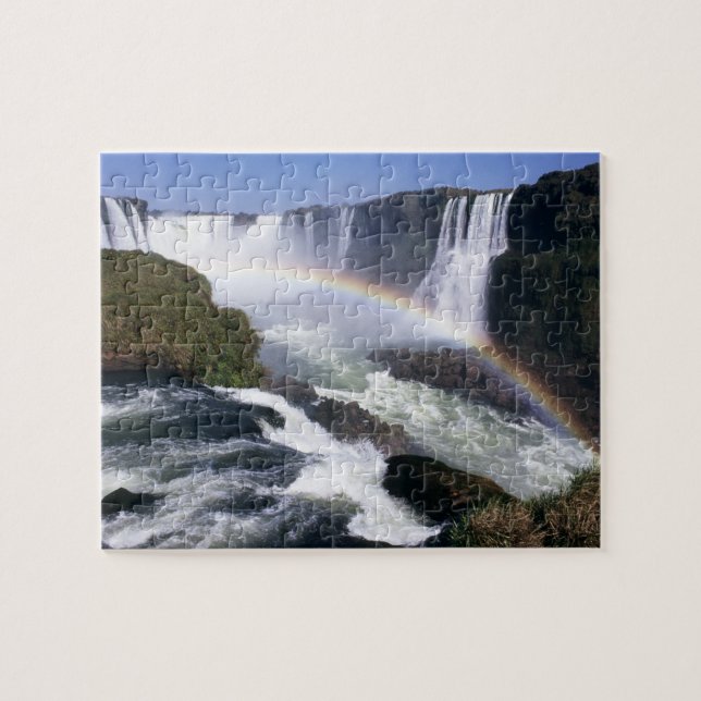Iguassu Falls, Parana State, Brazil. Aerial view Jigsaw Puzzle (Horizontal)