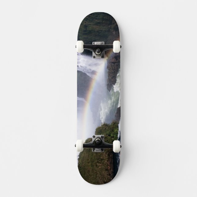 Iguassu Falls, Parana State, Brazil. Aerial view Skateboard Deck (Front)