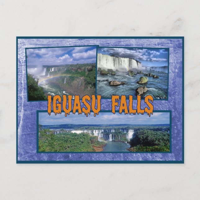 Iguasu falls Brazil Postcard (Front)
