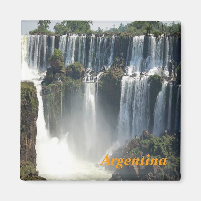 Iguaz Waterfalls Argentina magnet (Front)