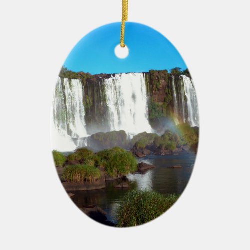 Iguazu Falls 2 Ceramic Ornament