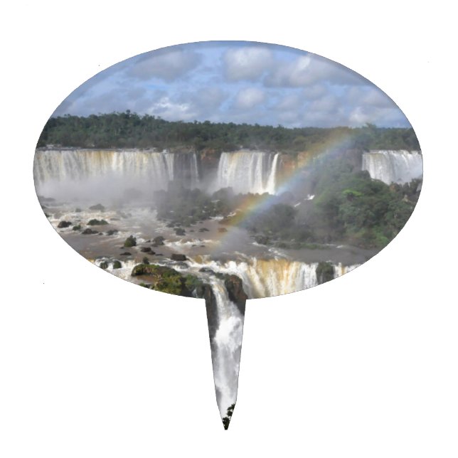 Iguazu Falls 7 Cake Topper (Front)