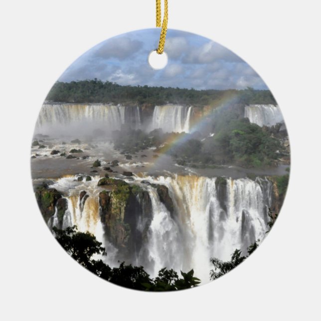 Iguazu Falls 7 Ceramic Ornament (Front)