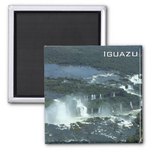 Iguazu falls _ Aerial view Magnet