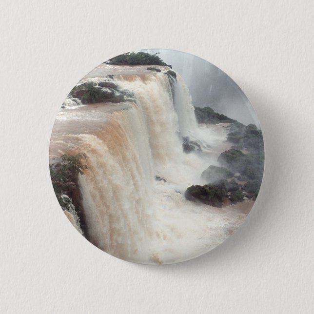 Iguazu Falls Brazil / Argentina Button (Front)