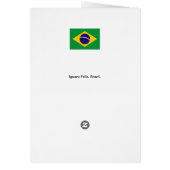iguazu falls Brazill Cards (Back)