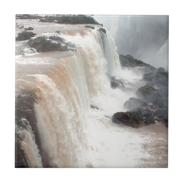 iguazu falls Brazill Ceramic Tile (Front)