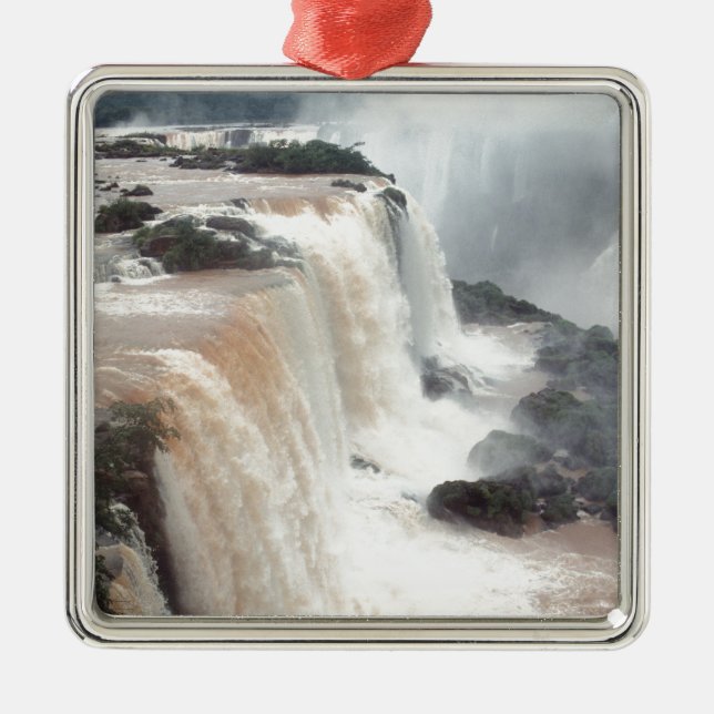 iguazu falls Brazill Metal Ornament (Front)