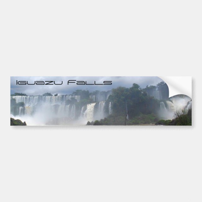 Iguazu Falls Bumper Sticker (Front)