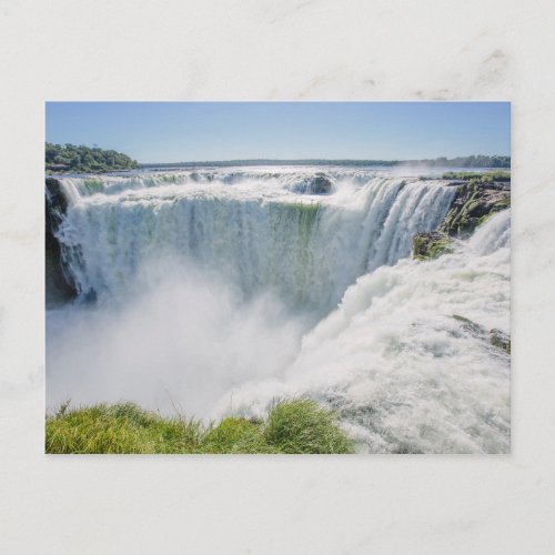 Iguazu Falls DevilS Throat Argentina Postcard