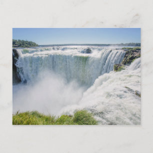Iguazu Falls, Devil'S Throat, Argentina Postcard
