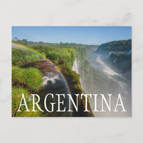 Iguazu Falls National Park Argentina Postcard