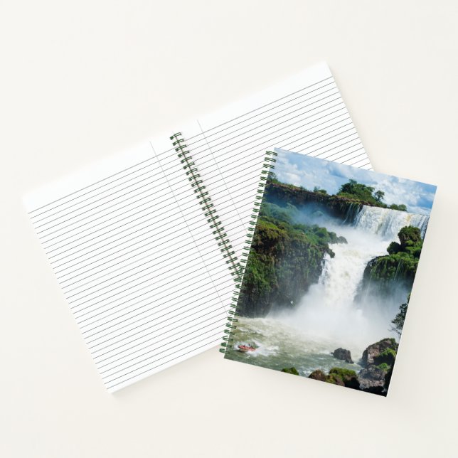 Iguazu Falls Surround By Jungle Notebook (Inside)