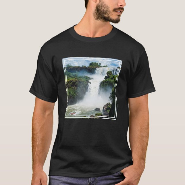 Iguazu Falls Surround By Jungle T-Shirt (Front)