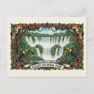 Iguazu National Park Argentina Postcard