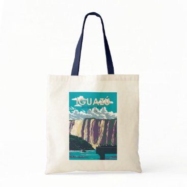 Iguazu National Park Argentina Travel Art Vintage Tote Bag Iguazu National Park Argentina Travel Art Vintage Tote Bag