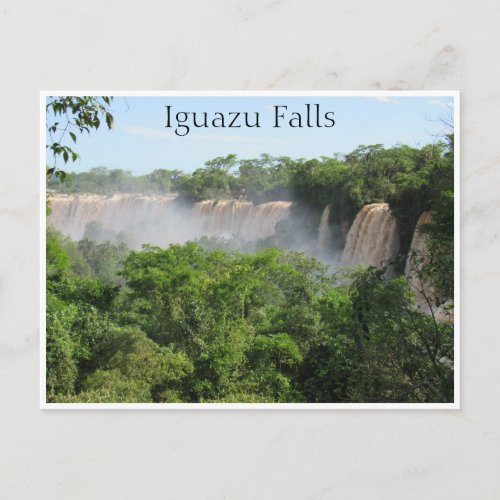 iguazu vista postcard