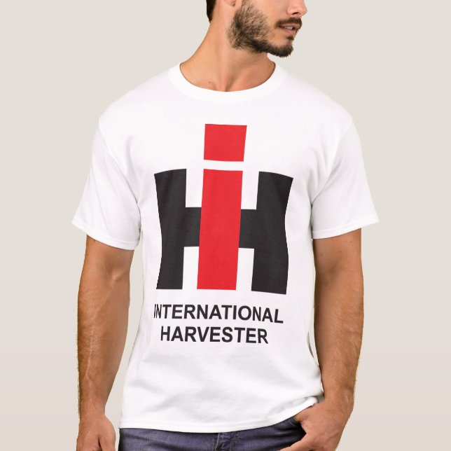 IH International Harvester Trucks Company Logo Men T-Shirt (Front)
