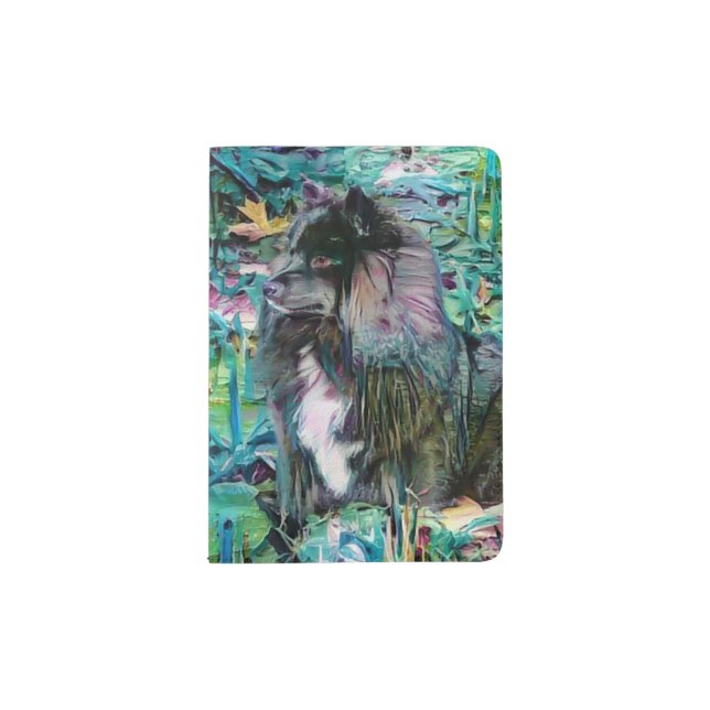 IHANA Finnish Lapphund Lappy passport holder (Front)