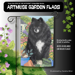 IHANA the Finnish Lapphund Garden Flag