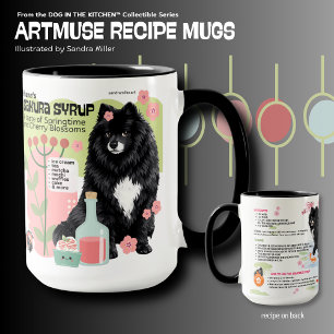 IHANA'S SAKURA SYRUP Chow Art Muse Recipe Mug