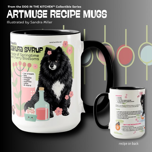 IHANA'S SAKURA SYRUP Chow Art Muse Recipe  Mug (Creator Uploaded)
