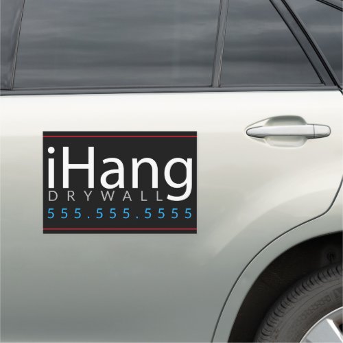 iHang Drywall Sheetrock Plaster Advertising Car Magnet