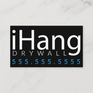 iHang. Drywall Sheetrock Plaster Business Business Card