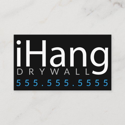 iHang Drywall Sheetrock Plaster Business Business Card