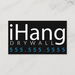 iHang. Drywall Sheetrock Plaster Business Card
