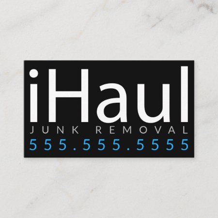 Ihaul. Junk Hauling Removal Business Card