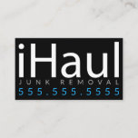 Ihaul. Junk Hauling Removal Business Card at Zazzle