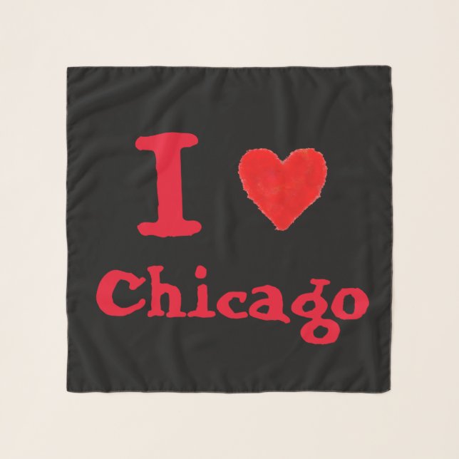 IHEART Chicago  Scarf (Front)
