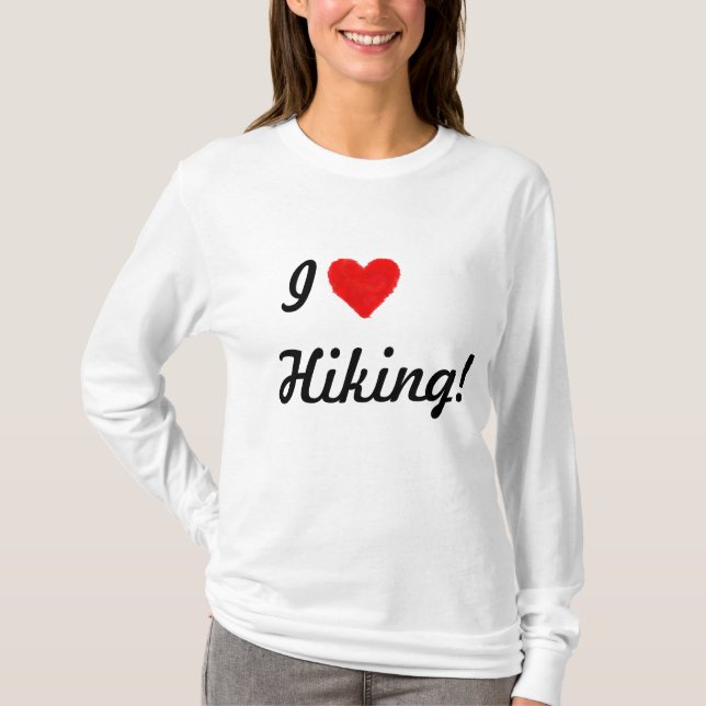 IHEART Hiking T-Shirt (Front)