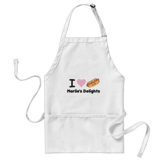 iheart hotdog.png adult apron
