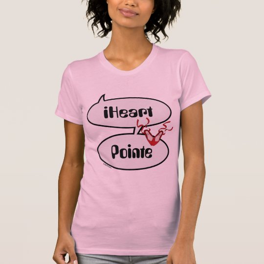 iHeart Pointe Comic Bubble Ballet T-Shirt