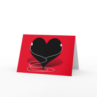 iHeart  Silhouette Valentine Holiday Card