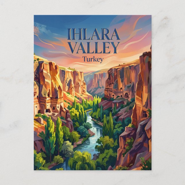 Ihlara Valley Turkey Postcard (Front)