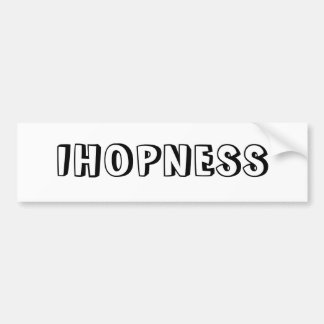 IHOPNESS BUMPER STICKER