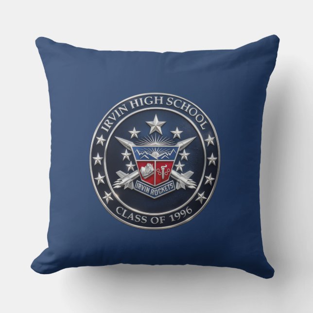 IHS 96 Throw Pillow (Front)