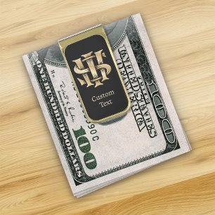 IHS Christogram Gold Finish Money Clip