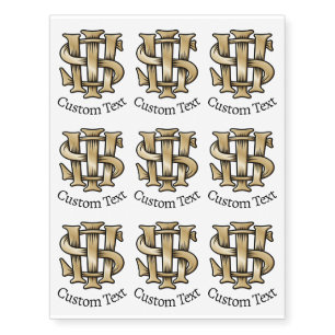 IHS Christogram Temporary Tattoos